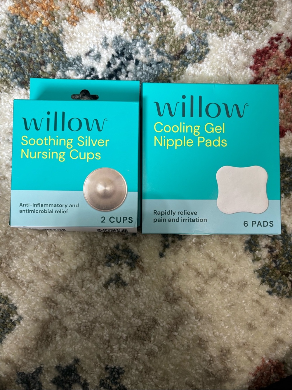 Willow Cooling Gel Nipple Pads & Soothing Silver Nursing Cups